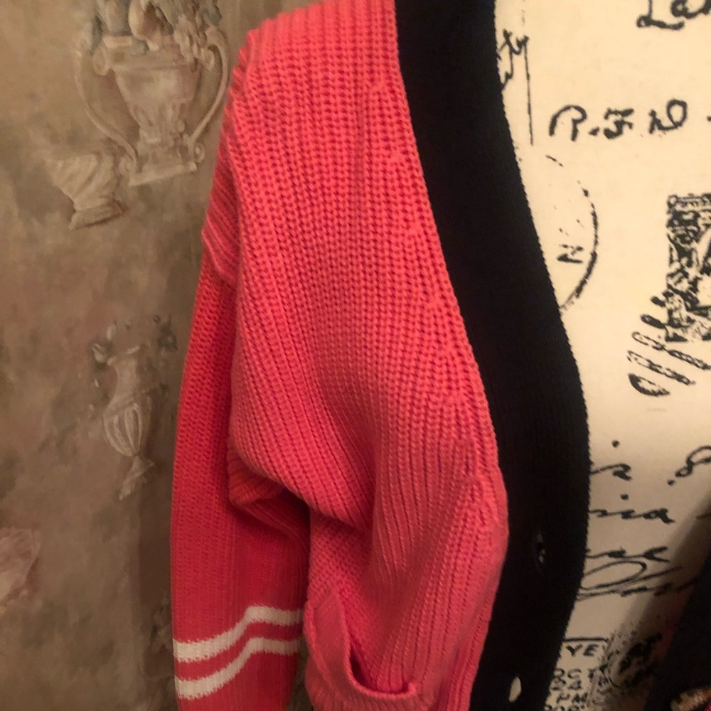 NWT TOMMY JEANS XL COLOR BLOCK CARDI - Picture 5 of 6